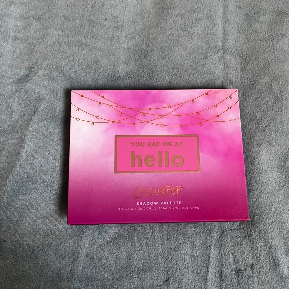 Colourpop You had me at hello eyeshadow palette